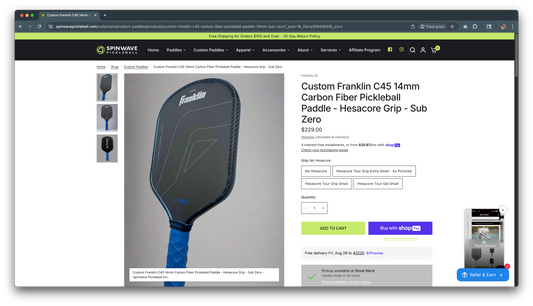 Partnering with Spinwave Pickleball
